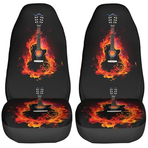 Housses de siège guitare acoustique auto auto amovibles pour camion et SUV