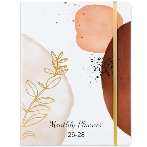 2026-2028 Monthly Planner - Jul. 2026 - Jun. 2028 Large 11 x 8.5 2 Year Monthly Calendar 2026-2028 24 Months Planner Inner Pocket Elastic Closure
