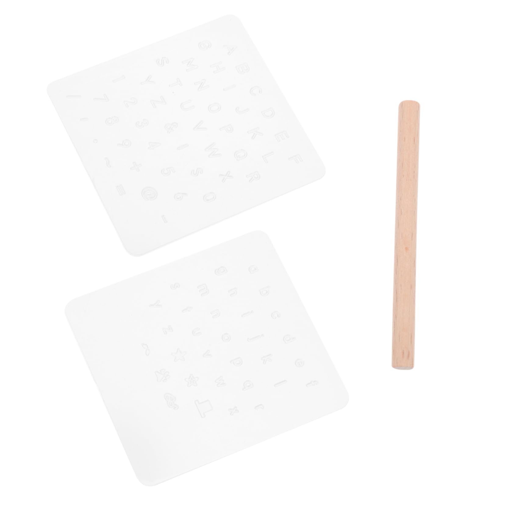 ERINGOGO Compact Leather Alphabet Stamps 1 Set of Letter Stamp Tools for Embossing on Leather Paper and Rubber