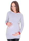 Still-Pullover mit dezenten Stillöffnungen.
