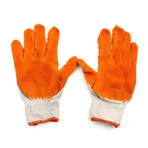 PetrolScooter Universal Loose Fit Cotton Breathable Non Slip Gardening Gloves Adult Medium/Large