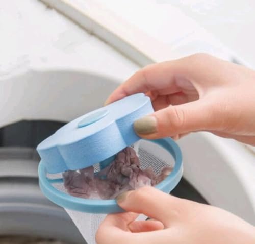Kit 2 Filtros Coletor Pega Pelos Fiapos Bolinha Lavadora Lavanderia, ideal para roupas limpas e sem