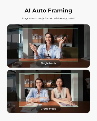 Image of OBSBOT Meet Flip Foldable 4K Webcam with 1 /2 inch CMOS Sensor, AI Auto Framing, AI Meeting Assistant, PDAF Autofocus, HDR, Dual Microphones, Gesture Control | Webcam for PC, Laptop, Zoom & Teams Meeting