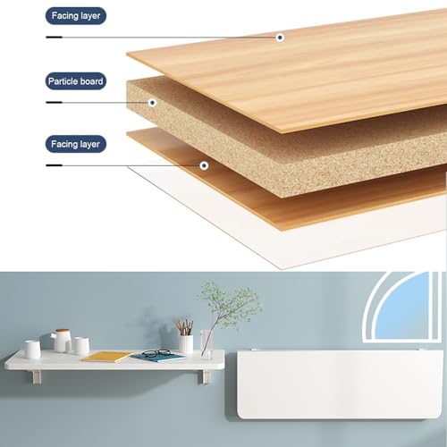 Table pliante murale pour manger et travailler sans encombrer la salle - 4