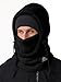 Fuakesor Plüsch Sturmhaube Mütze Winter Thermo Skimaske Fleece Windbeständig Gesichtshaube Mütze Schal Balaclava für Herren Damen (Schwarz)