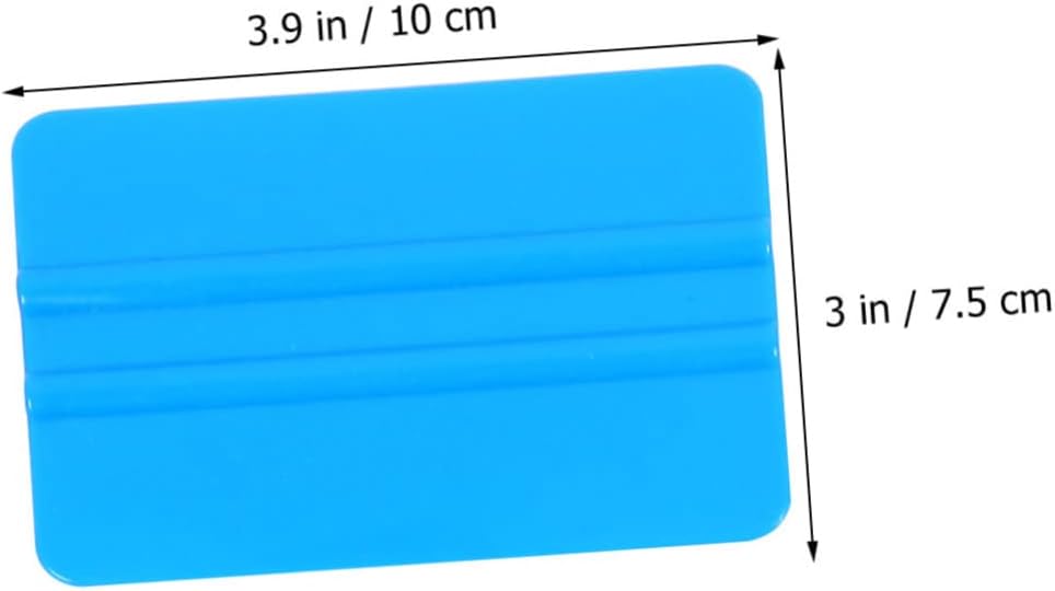 Sosoport Double-Sided Square Scraper Window Squeegee Car Scraper Auto Window Tint Tool Decal Scraper Tool Car
