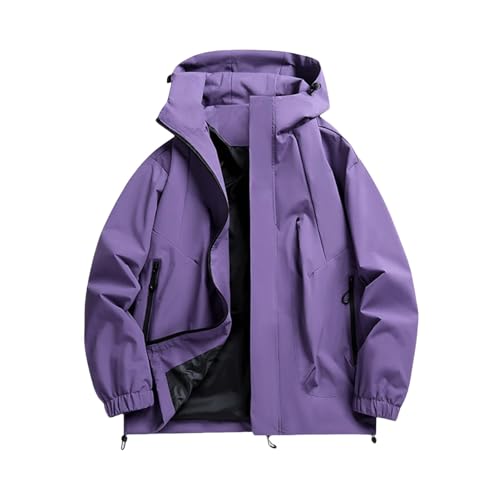 Chaqueta impermeable para mujer ligera y plegable con capucha para protegerte de la lluvia otoñal 3
