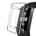 Kmasic Compatible Fitbit Charge 3 & 3 Se Case, TPU Soft Accessory Protective Case Frame Full Cover Shell Fitbit Charge 3 Screen Protector, Crystal Clear