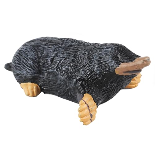 JOKFEICE Animal Figurines, Realistic Mole Fairy Garden Accessories, Learning Toys for Christmas Birthday Cake Topper Gift for Kids
