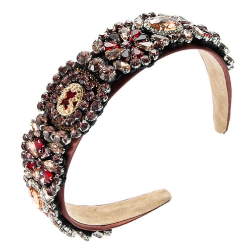 Bandes de cheveux avec diamants complets style baroque pour dames et bal de promo JFDBGU