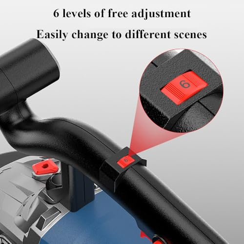 Máquina elétrica de plaina de parede, plaina elétrica de concreto, com ventosa, ajuste de 6 velocida