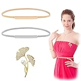 【Regalos Dulces】 El cinturón dorado mujer está hecho de oro y plata con diferentes hebillas, el diseño del cinturón es exquisito y elegante, puede elegir el cinturón como regalo para madre, esposa, hermana, novia, hija, Día de San Valentín, aniversario y Navidad, etc. cinturón mujer de regalo perfecto.