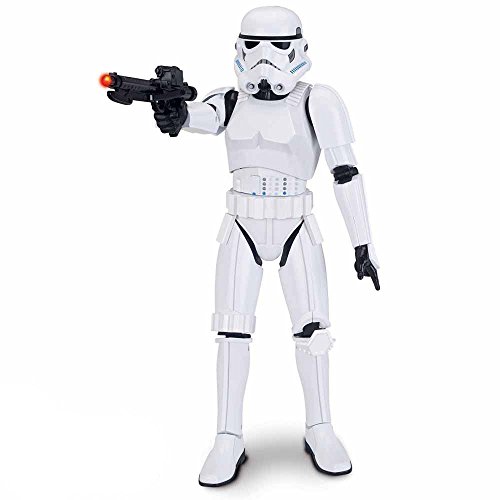 Star Wars - Figura Stormtrooper interactiva con luz y Sonido, 45 cm (Thinkway 31064)