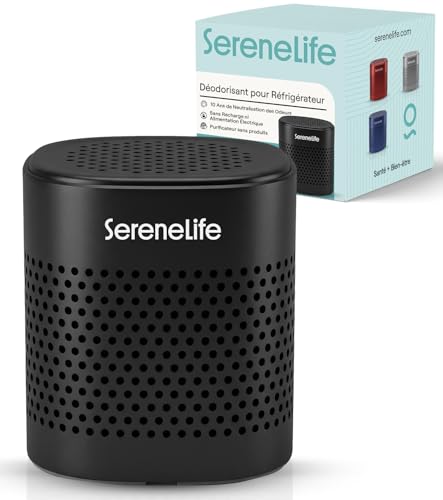 Désodorisant réfrigérateur charbon actif réutilisable SereneLife pour frigo et placard