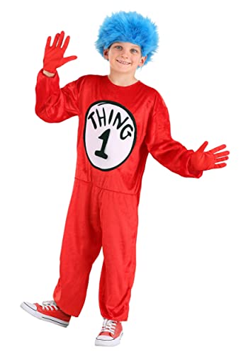 Disfraz Dr. Seuss Thing 1 y Thing 2 para niños miniatura 3