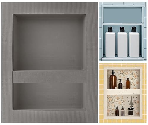 Tile Ready Shower Niche,12"x16" Inner Size,16”x20” Outer Size,Niche for Shower