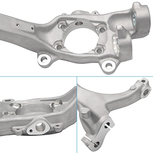 Doskjok Steering Knuckle Spindle Front Left Drive 8E0407253E Compatible With Audi A4 S4 Rs4 2005-2008 8E0407253H #TOP6