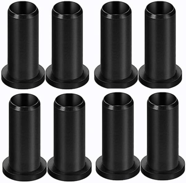Surakey Oar Lock Socket Insert 8 Pack Oarlock Socket Bushing for Oar Protector Boat Hardware Socket Boat Tool Holder Nylon Oar Sleeve Protector Kayak Paddle Accessories