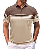 Couleurs contrastées : le design coloré du polo à manches courtes pour homme le distingue de la foule, ce qui en fait une déclaration de mode créative et pratique. En combinant habilement deux couleurs contrastées, il s'adapte à diverses occasions et se marie bien avec des jeans, des pantalons décontractés, des pantalons cargo ou des pantalons habillés, ainsi qu'avec des baskets, des sandales, des chaussures en cuir ou des chaussures décontractées