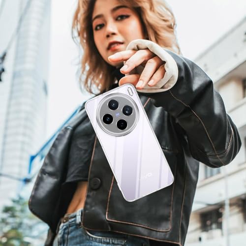 Image of Jkobi Silicone Back Cover Case for Vivo X200T (Clear Shockproof Case with Camera Protection | Soft and Flexible | Transparent)