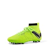 DREAM PAIRS Herren Fußballschuhe High Top Professionelle Outdoor-Training Athletics Trainingsschuhe Schnürsenkel Football Schuhe ZITRONENGRÜN 45 (EUR) SDSS2301M-E