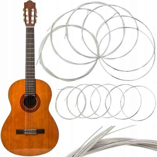 Jeu de 6 Cordes Acoustique Classique Pour Guitare Normal, Corde en Nylon Pour Guitariste, Cordes a 6 Tailles Différentes… - Les Beatles, Paul McCartney, John Lennon, RIngo Starr, George Harrison Jeu de 6 Cordes Acoustique Classique Pour Guitare Normal, Corde en Nylon Pour Guitariste, Cordes a 6 Tailles Différentes…