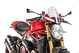 Die neue Generation der Puig-Windschutzscheiben passt sich ideal an Ihr Motorrad-Modell an und es ist teilweise in zwei Ausführungen erhältlich: Sport der neuen Generation oder Tourenwagen der neuen Generation
