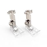 bernina 930 record walking foot 2 SET en plastique transparent appliqué pour les pieds qui convient pour machines à coudre Bernina style ancien.7 mm zigzag.Ce pied n'est pas fabriqué par Bernina.