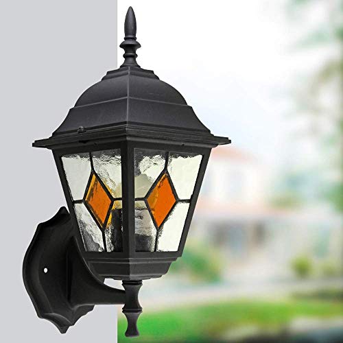 Lampe de jardin rétro applique murale extérieure étanche style classique - 4