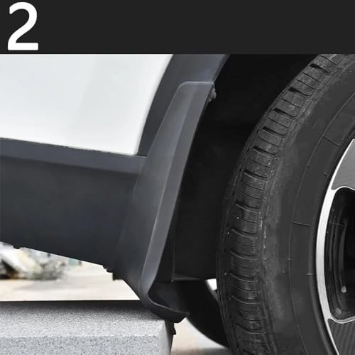 Bavettes extérieures Tesla Model 3 pour rouler par temps de pluie - 6