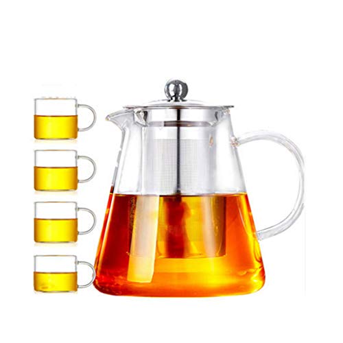 Teekanne-Edelstahl-Glas-Filter-Haushalt-Wasserkocher-Hitzebestaendige-Verdickung-Blume-Tee-Set-Turm-Top-Topf-Einfache-Mode-LCSHAN-Style-Single-teapot-950ml