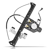 A-Premium Electric Power Window Regulator with 2-Pin Motor Compatible with Chevrolet Trailblazer EXT GMC Envoy XL 2002-2006 Isuzu Ascender 2003-2005 7 Passenger Seating Rear Left Driver Side