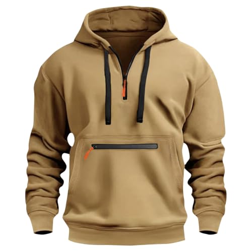 Zip Tactical Hoodie Mens Big and Tall Fleece Outdoor Hooded Sweatshirt - image 4