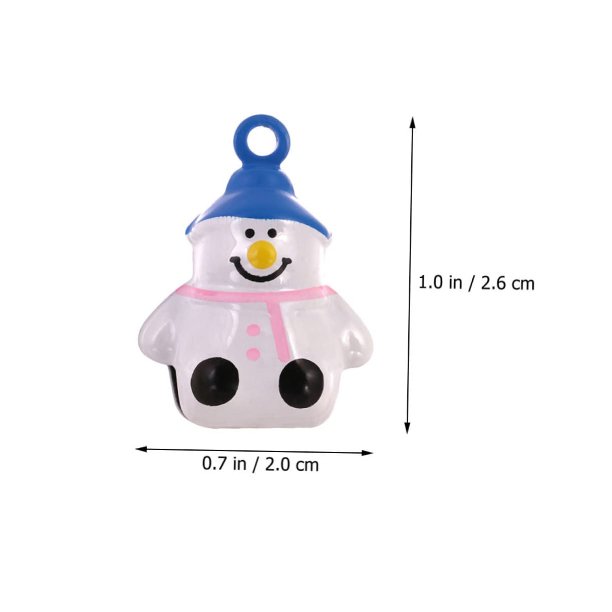 Zerodeko 40 Pz Campane Di Natale Palline Dell'albero Di Natale Ornamenti Di Campanellini Appesi Decorazioni Natalizie Decorazione Della Campana Di Babbo Natale Ciondolo Campana Vacanza Rame