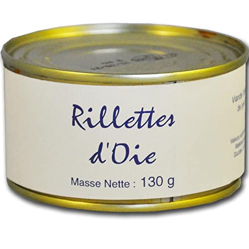 Rillettes d'oca, 3 scatole da 130g cad