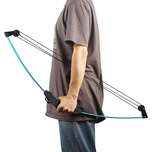 Golresol 45" Bow And Arrows Set For Teens Archery Beginner Gift With 9 Arrows, 1 Quiver, 18 Lb Recurve Bow Kit Right/Left Hand Longbow For Youth Kids Outdoor Sports Game(Blue,Compound Bow) #TOP1