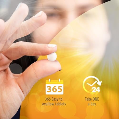 Vitamin D Tablets - Maximum High Strength D3 4000IU - One a Day - 365 Days Supply, Easy to Swallow (Adults D3 Tablets) by Sunshine Nutrition. Made in UK. - Image 4