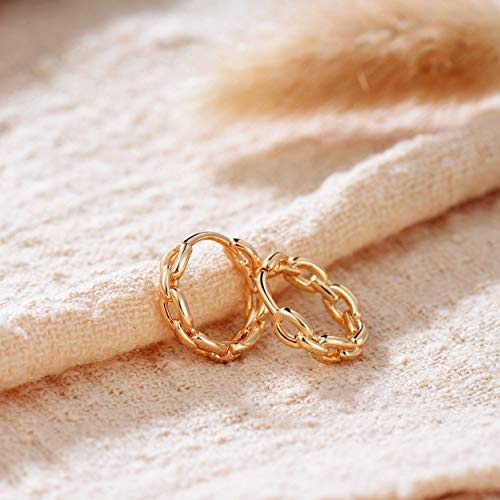 Vacrona Huggie Earrings Cubic Zirconia Open Cuff #TOP5