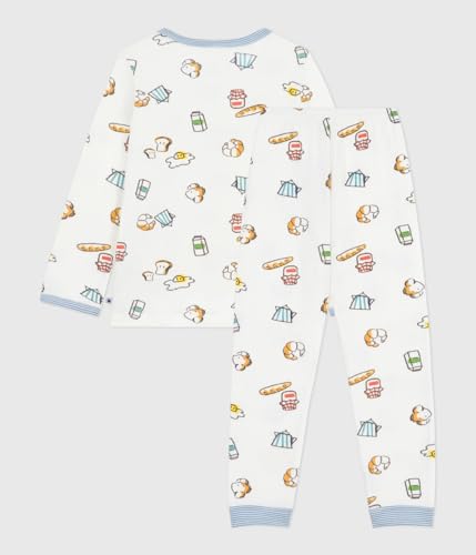 Pigiama bambino in tubique con stampa colazione - 6