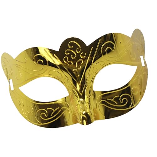 SELVFZ Demi-visage pour bal masqué - Accessoire de costume d'Halloween pour homme et femme - Mariage Halloween