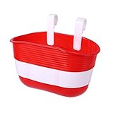 Children Bicycle Hollow Basket, Bike Tricycle Scooter Storage Front Handlebar Plastic Carrier Basket...