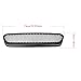 Front Bumper Upper Grille Mesh Grill Fit For Subaru WRX 2015-2017 2016 Matte Black Glossy Black Carbon Fiber Look