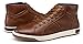 Jousen Men's Fashion Sneakers Casual Dark Brown High Top Dress Sneakers Chukka Boots for Men(A81Q10A Dark Brown 10)