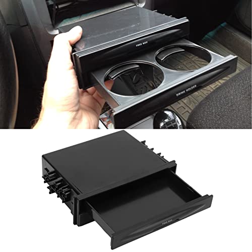 Radio organizador universal para carro con portavasos 2 capas miniatura 5