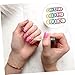 PENIKOKO 18rolls Nail Art Stickers Colored Strips for Delicate Nail Decoration Self-Adhesive Manicure Ornaments for Women for All Occasions