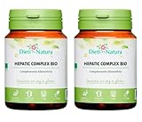 Dieti Natura Hepatic Complex BIO 200 cápsulas de Origen Vegetal (Pack de 2) - Hepatic Complex Bio para Regulación hepática - Apoyo Digestivo y Drenador para Hígado - Garantía sin Gluten ni OGM