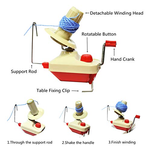 Avvolgitori per palline, filato per maglieria a