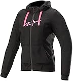 alpinestars textiljacke waschen Wasserdicht : Nein Alpinestars Motorradjacken Stella Chrome Sport Hoodie Black Fuchsia, BLACK/FUCHSIA, L