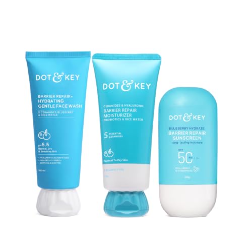Dot & Key Barrier Repair Hydrate Moisturizer 50g+ Face Wash 100ML+ Sunscreen 30g - Image 2