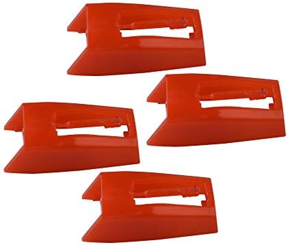 NP1 NP6 Turntable Replacement Stylus Record Player Needle for Ion Max LP Classic LP Archive Crosley CR8005D Jenson 1byone Vinyl Record LPplayer Phonograph -Pack of 4 (ABS -Red)
